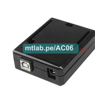 Case, caja para Arduino uno R3 en ABS de facil acople. Color negro.