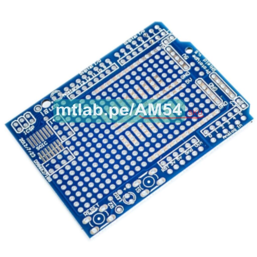 PCB base para shield de arduino uno r3 en calidad fibra FR-4 modelo ...
