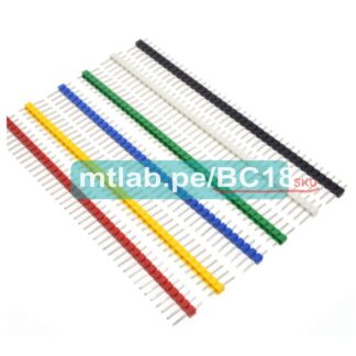 12 Espadines 1x40 macho colores