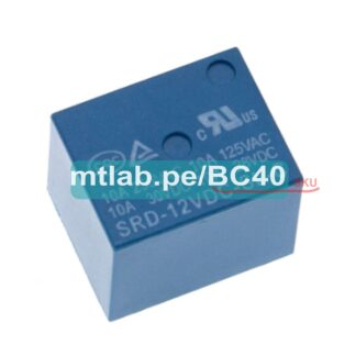 RELAY / rele genérico SRD-12VDC-SL-C para PCB