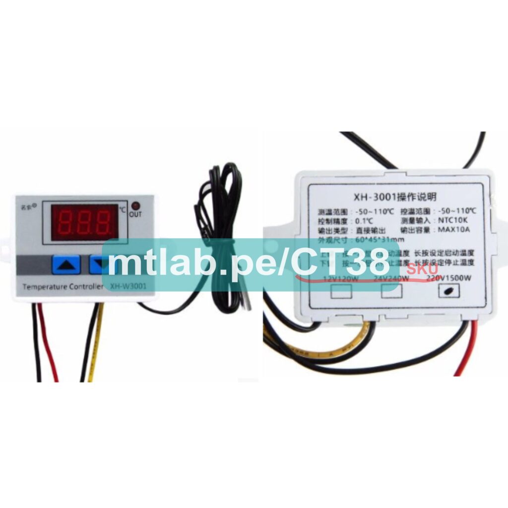 Regolatore Di Temperatura XW03K - 1 Pezzo - Nuovo - Termostato Industriale Generico - Foto 3