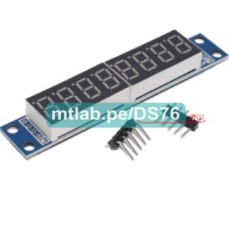 Módulo de 8 digitos display 7 segmentos con MAX7219