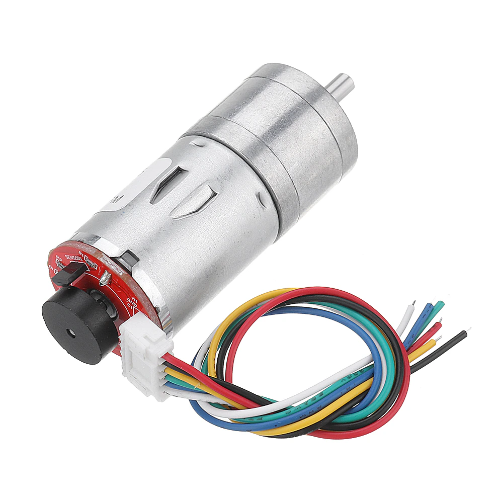 Moteur Électrique 12V 25GA-370 - Moteur à Engrenages Métal Basse Vitesse Pour Serrure électronique, DIY