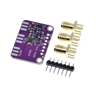 Generador de reloj Si5351A CJMCU-5351 con 3 conectores SMA y tira de pines