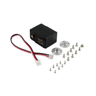 Servo Feetech ST3215 C001 de bus serial TTL con carcasa negra y cable de 3 pines