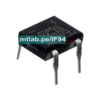 Diodo puente de 1A 600V
