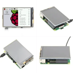 LCD 3.5" Raspberry Pi Pantalla táctil 480*320 montaje