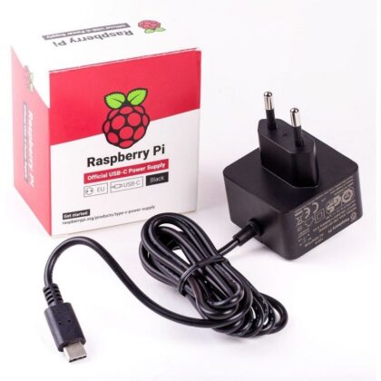 Fuente raspberry PI 4 oficial, 5V 3A USB tipo C.