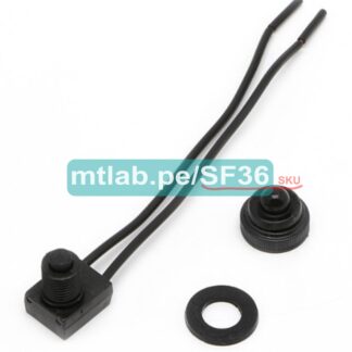Switch interruptor de agua on of 4" (12V Waterproof Push-Button On-Off Switch With 4" Leads Motorcycle Car Boat)