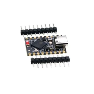 Placa de desarrollo ESP32-S3 Super Mini con puerto USB-C y botones BOOT y RESET