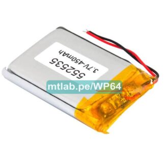 Batería recargable polimero LIPO 3.7V 450mAh