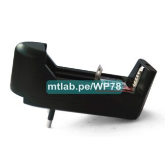 Cargador de pilas recargables 18650 (1 a la vez)