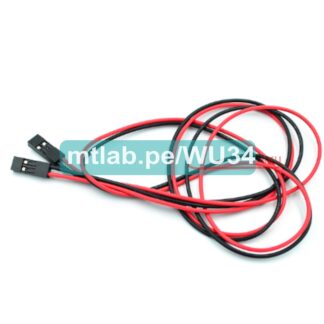 Cable de 2 pines de 70cm Hembra - Hembra para termistores, etc.