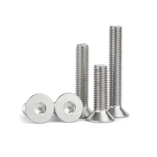 Perno allen avellanado M4 de acero inoxidable 304, cabeza cónica a 90°